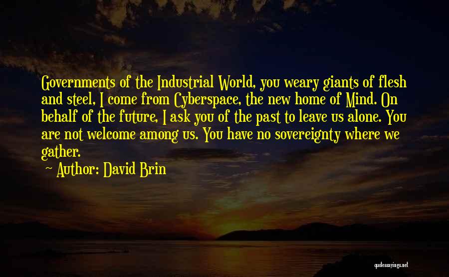 You Are Not Alone Quotes By David Brin