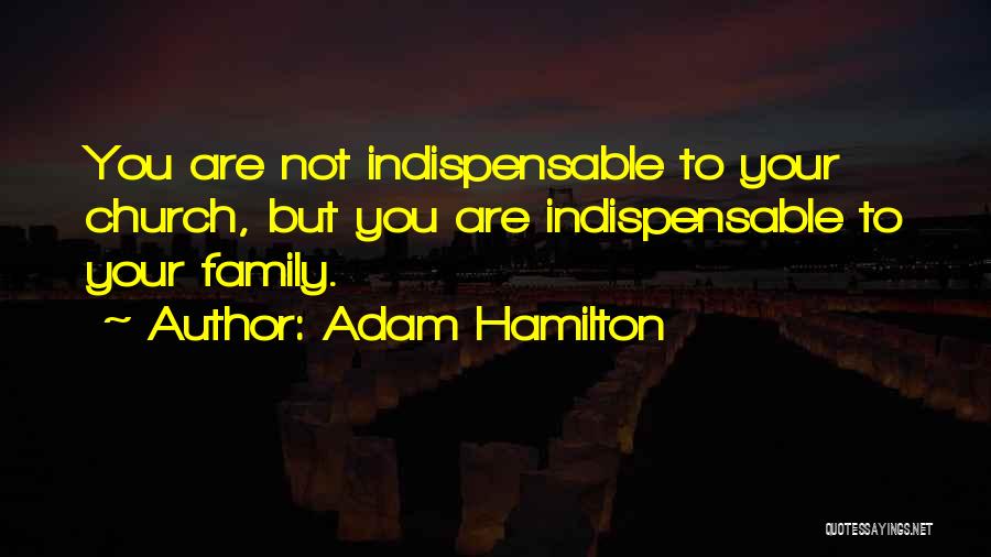 You Are Not Indispensable Quotes By Adam Hamilton