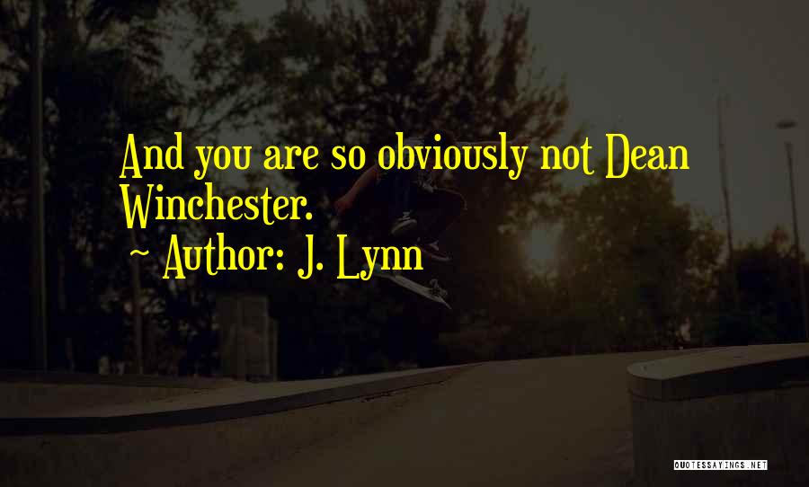 You Are Not Quotes By J. Lynn