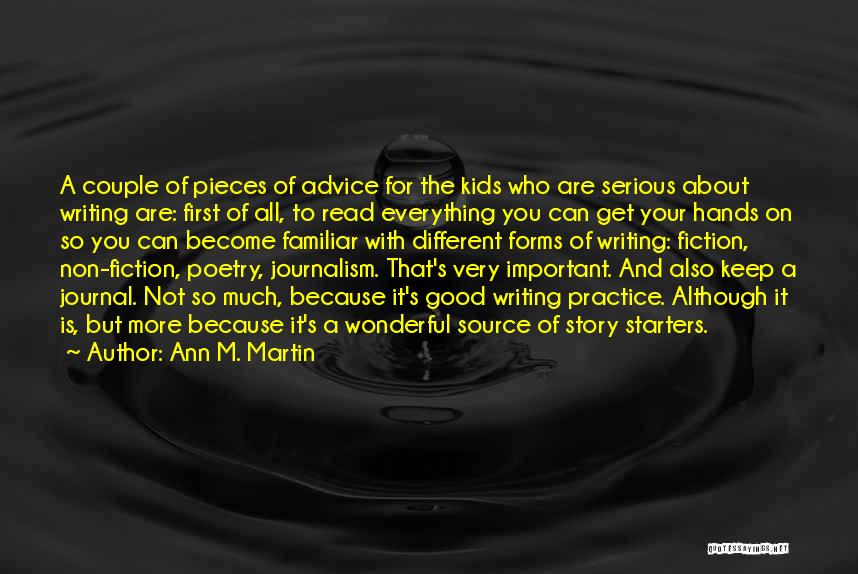 You Are Not Serious Quotes By Ann M. Martin