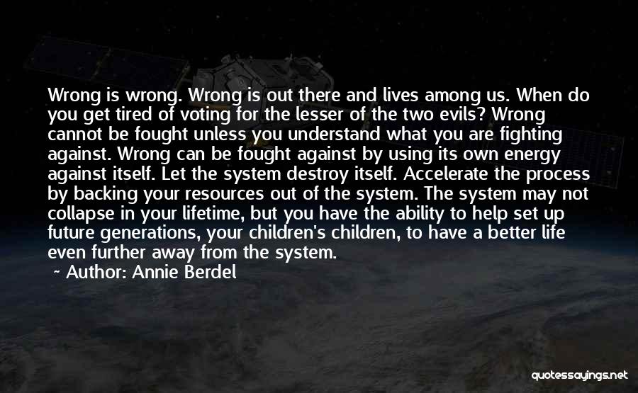 You Are Not Wrong Quotes By Annie Berdel