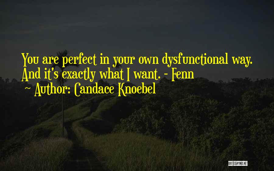 You Are Perfect Love Quotes By Candace Knoebel