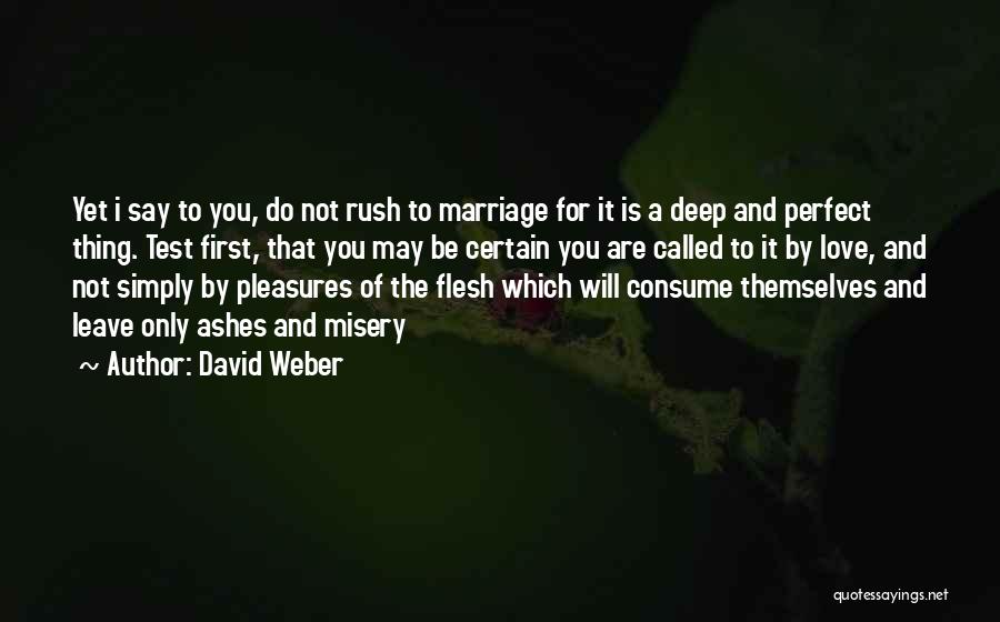 You Are Perfect Love Quotes By David Weber
