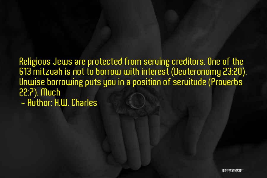 You Are Protected Quotes By H.W. Charles