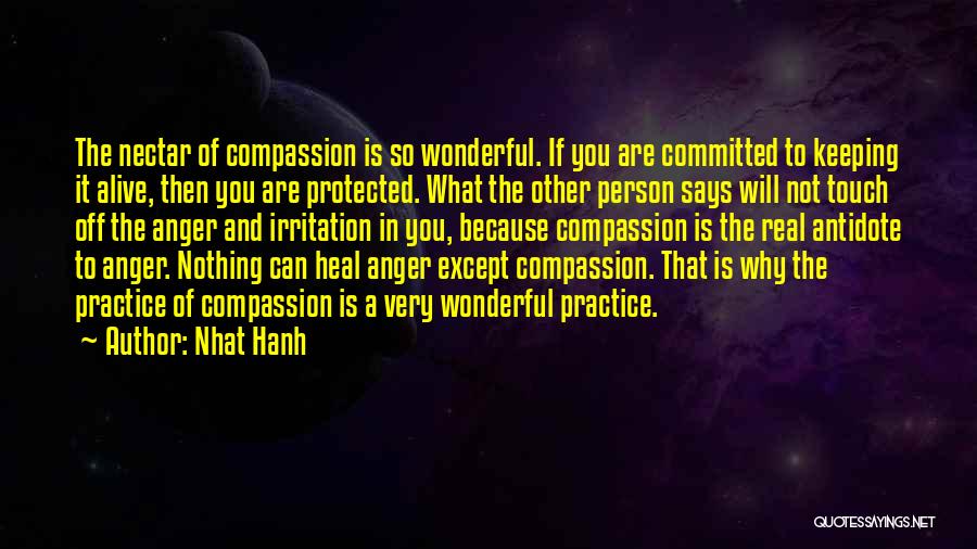 You Are Protected Quotes By Nhat Hanh