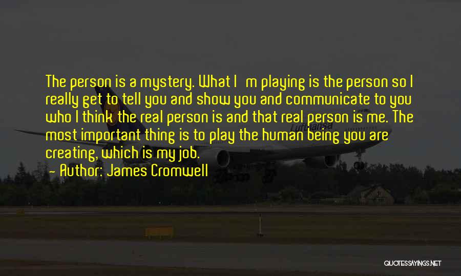 You Are So Important To Me Quotes By James Cromwell