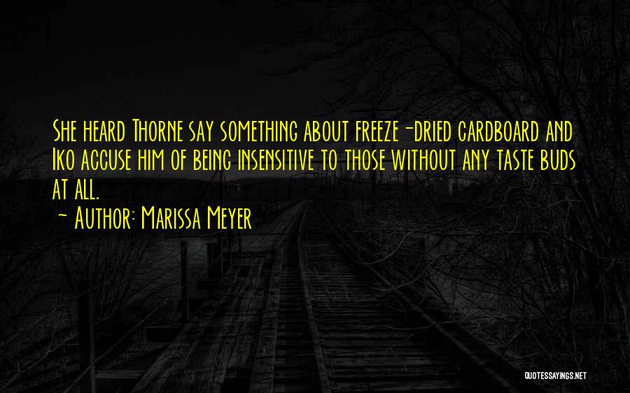 You Are So Insensitive Quotes By Marissa Meyer