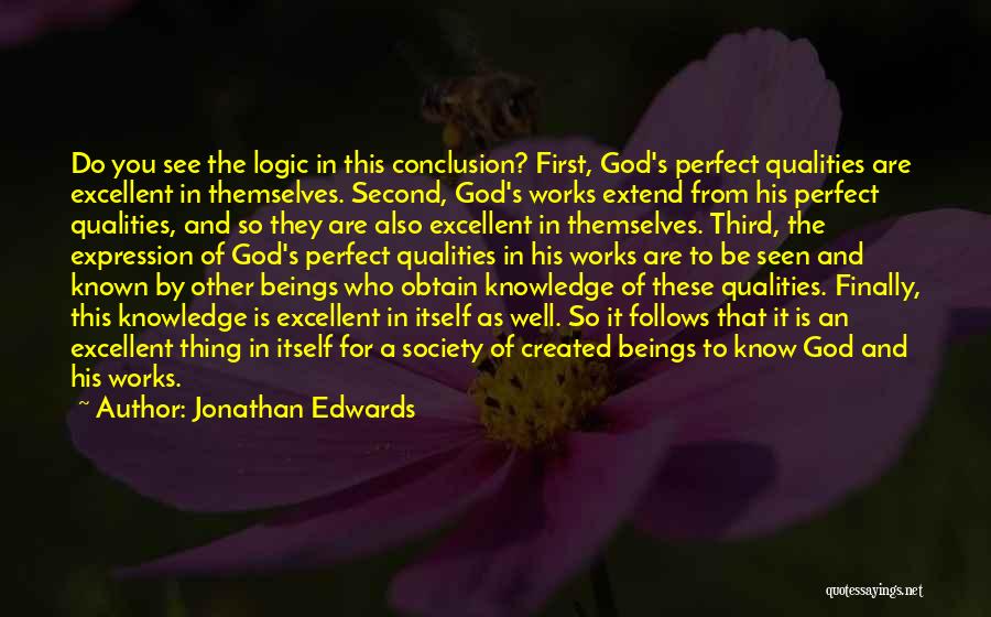 You Are So Perfect Quotes By Jonathan Edwards