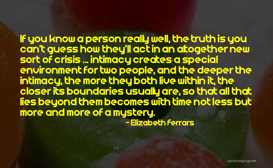 You Are Special Person Quotes By Elizabeth Ferrars