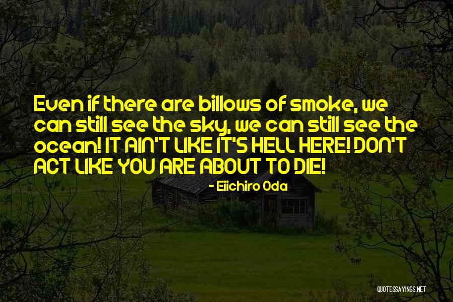You Are Still Here Quotes By Eiichiro Oda You Are Still Here Quotes By Eiichiro Oda