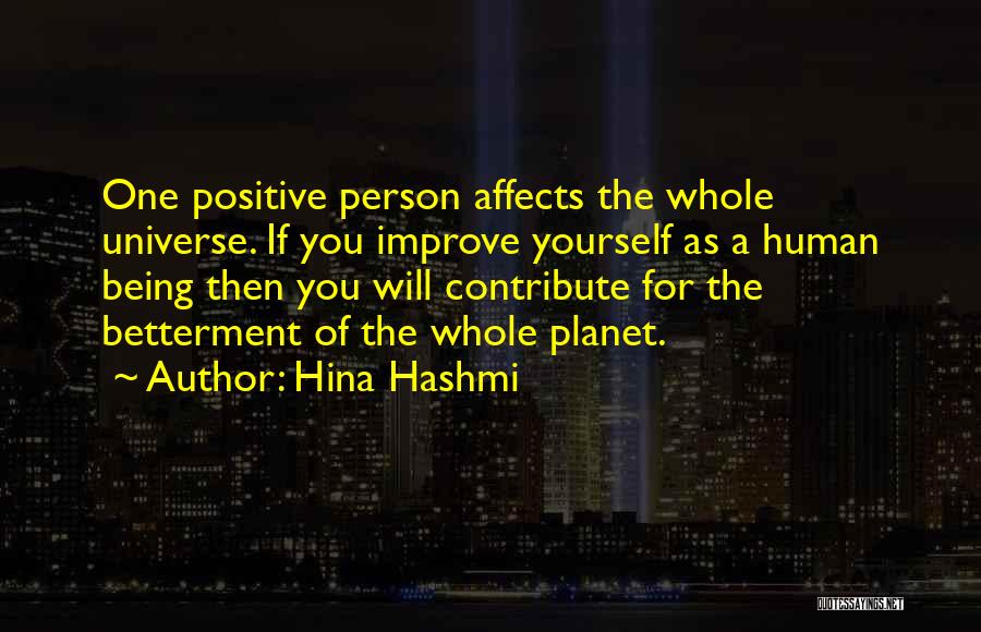 You Are The Best Human Being Quotes By Hina Hashmi