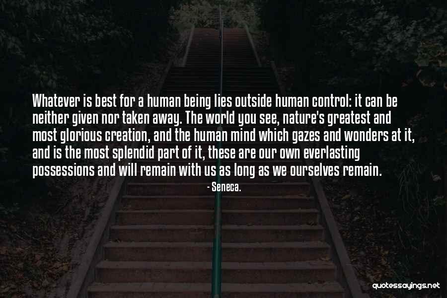 You Are The Best Human Being Quotes By Seneca. You Are The Best Human Being Quotes By Seneca.