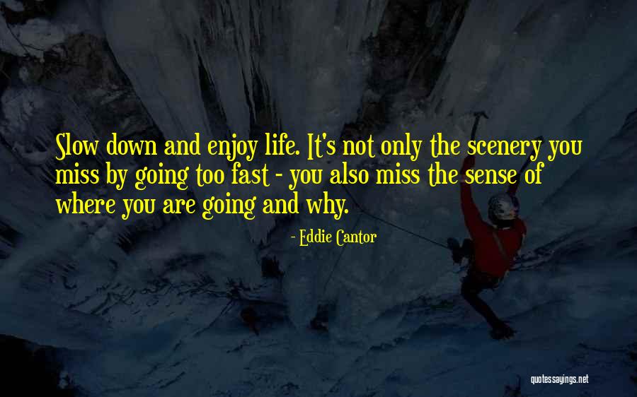 You Are The Scenery Quotes By Eddie Cantor You Are The Scenery Quotes By Eddie Cantor