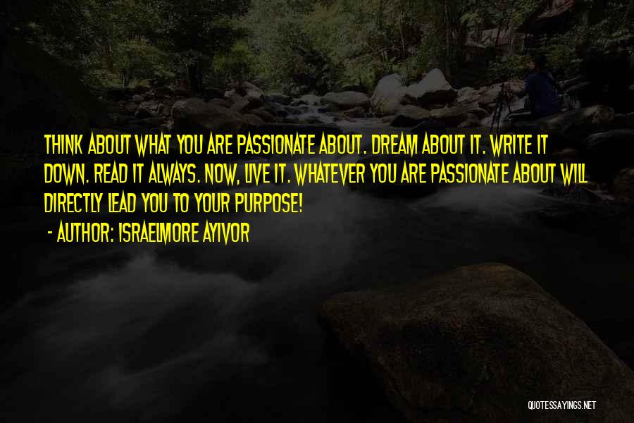 You Are What You Dream Quotes By Israelmore Ayivor