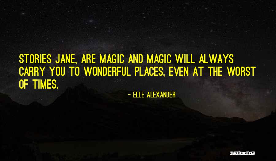 You Are Wonderful Quotes By Elle Alexander