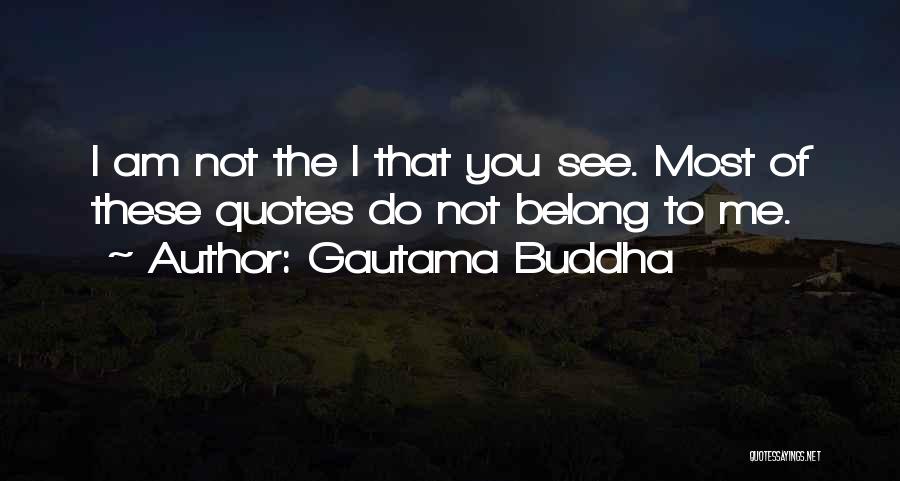 You Belong To Me Quotes By Gautama Buddha