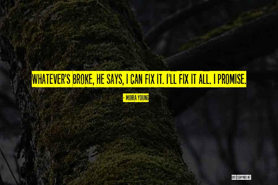 You Broke Your Promise Quotes By Moira Young