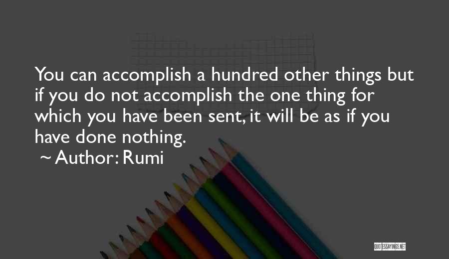 You Can Accomplish Quotes By Rumi