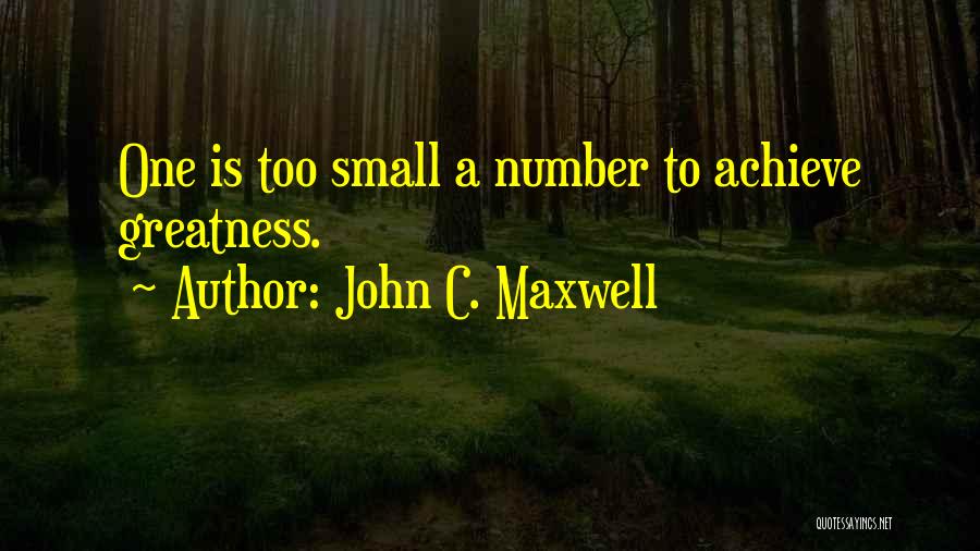 You Can Achieve Greatness Quotes By John C. Maxwell