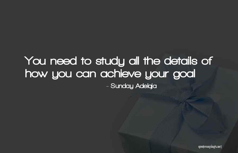 You Can Achieve Quotes By Sunday Adelaja