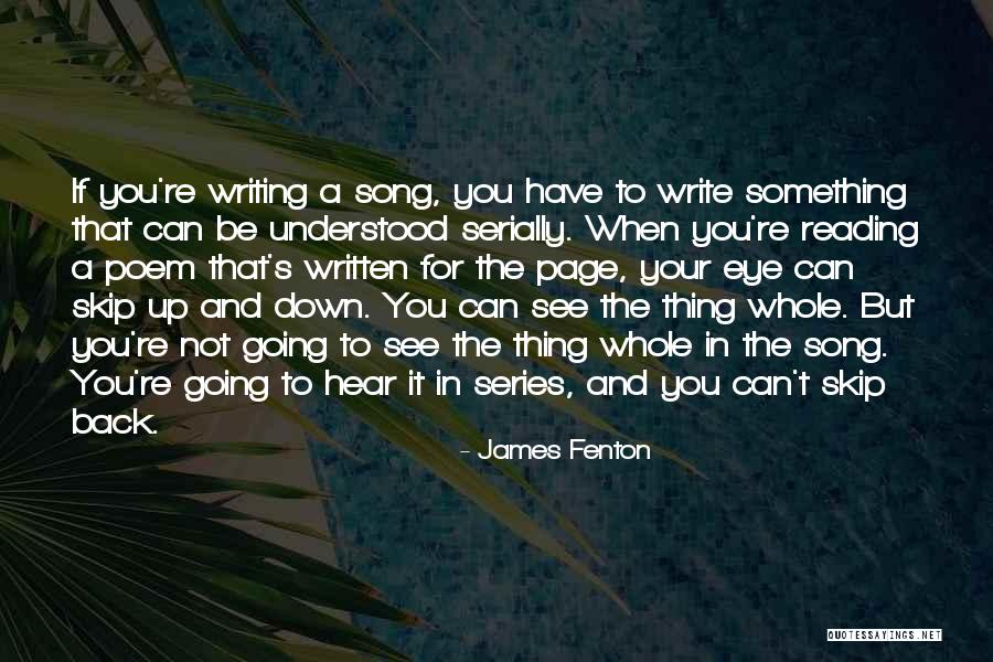You Can Be Understood Quotes By James Fenton You Can Be Understood Quotes By James Fenton
