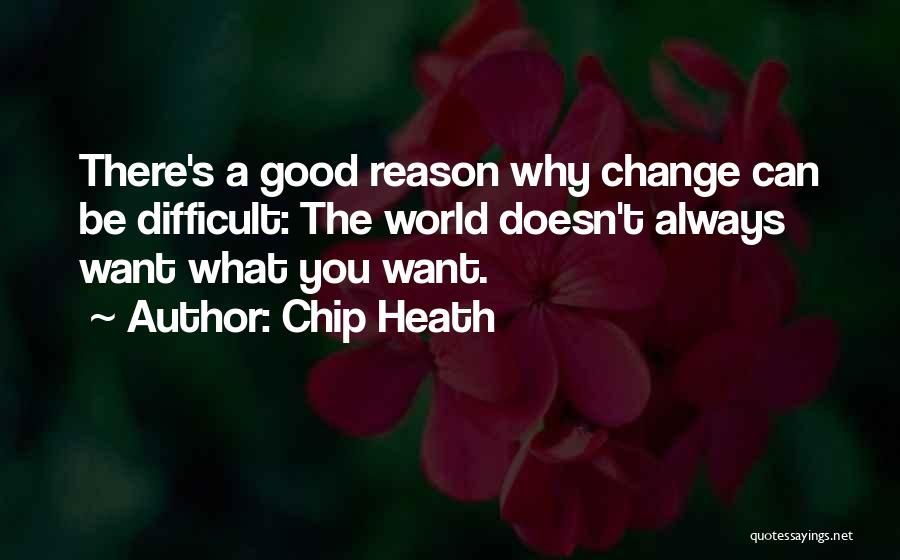 You Can Change The World Quotes By Chip Heath