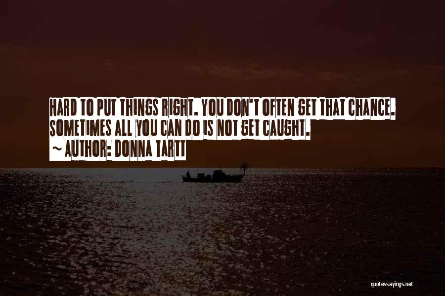 You Can Do Hard Things Quotes By Donna Tartt