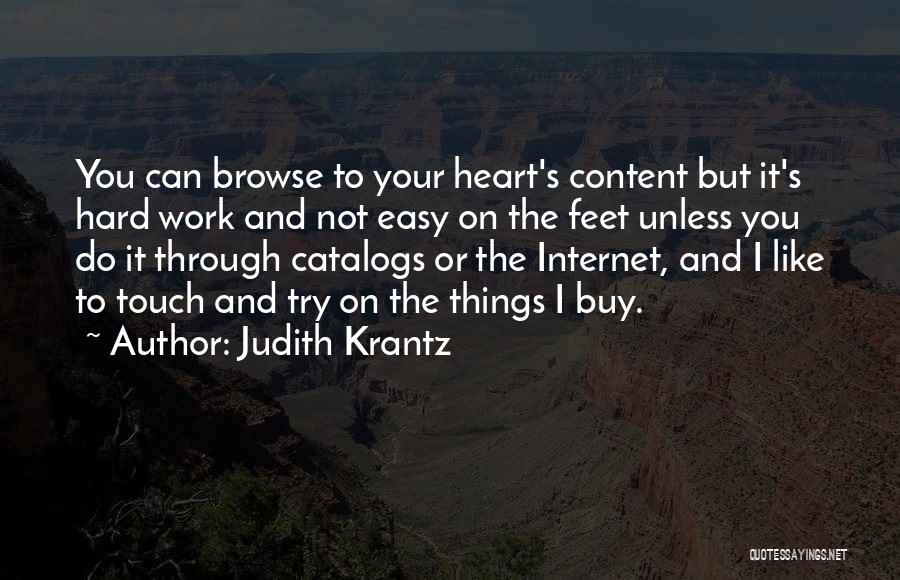 You Can Do Hard Things Quotes By Judith Krantz