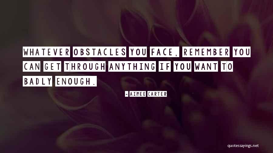You Can Face Anything Quotes By Aimee Carter You Can Face Anything Quotes By Aimee Carter