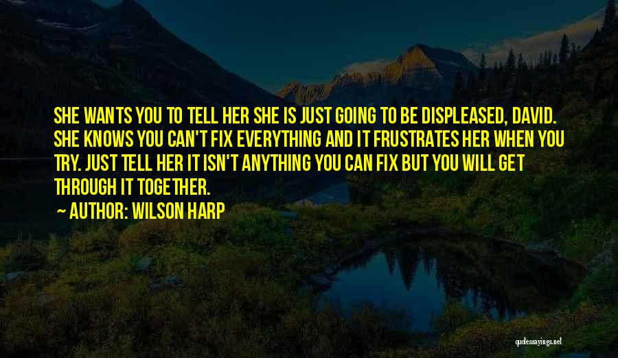 You Can Fix Everything Quotes By Wilson Harp