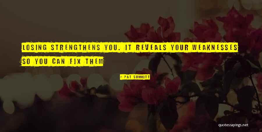 You Can Fix Quotes By Pat Summitt You Can Fix Quotes By Pat Summitt
