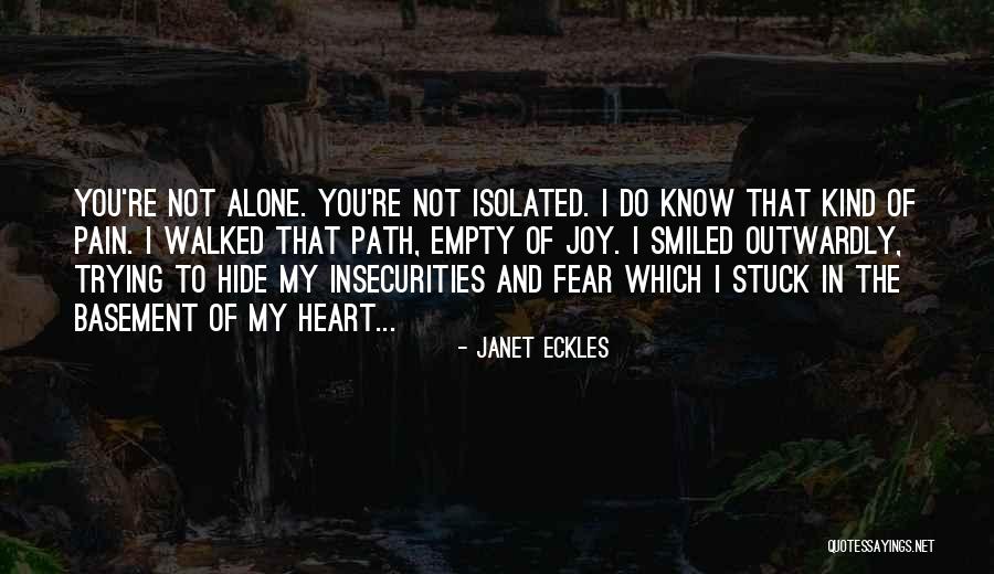 You Can Hide The Pain Quotes By Janet Eckles