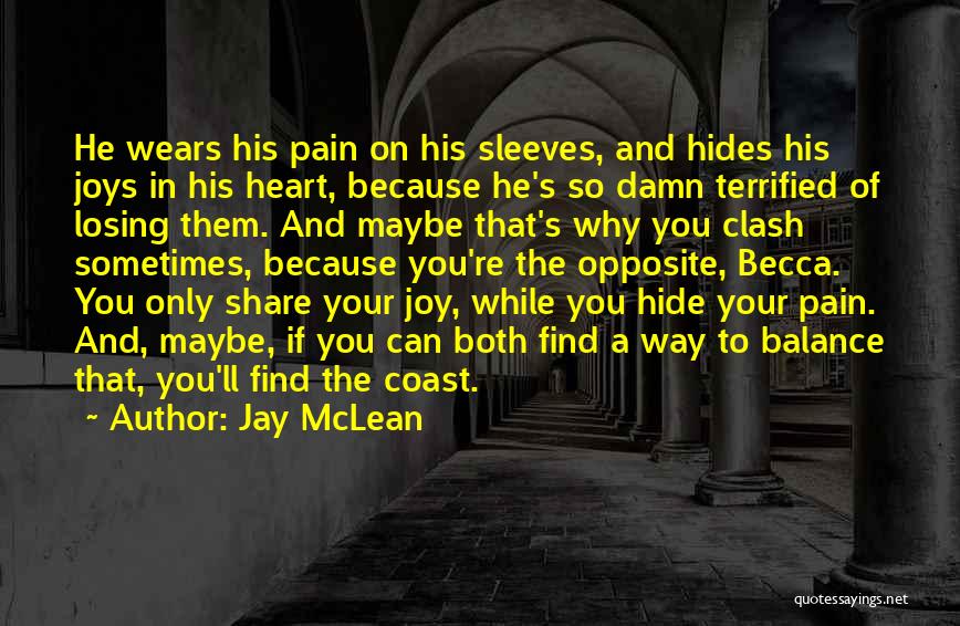 You Can Hide The Pain Quotes By Jay McLean