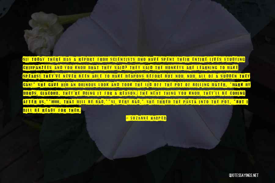 You Can Never Be Ready Quotes By Suzanne Harper You Can Never Be Ready Quotes By Suzanne Harper