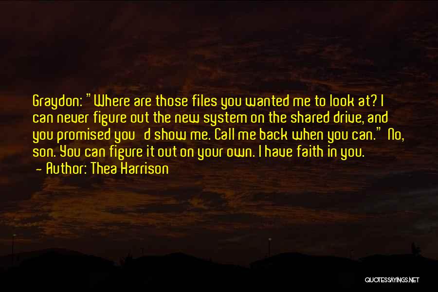 You Can Never Look Back Quotes By Thea Harrison