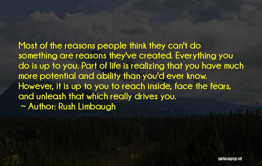 You Can Reach Everything Quotes By Rush Limbaugh