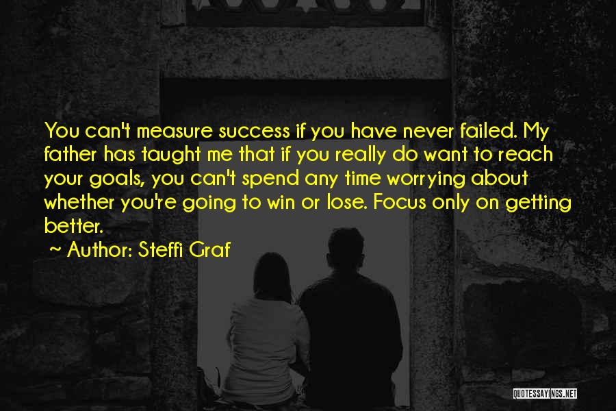 You Can Reach Your Goals Quotes By Steffi Graf