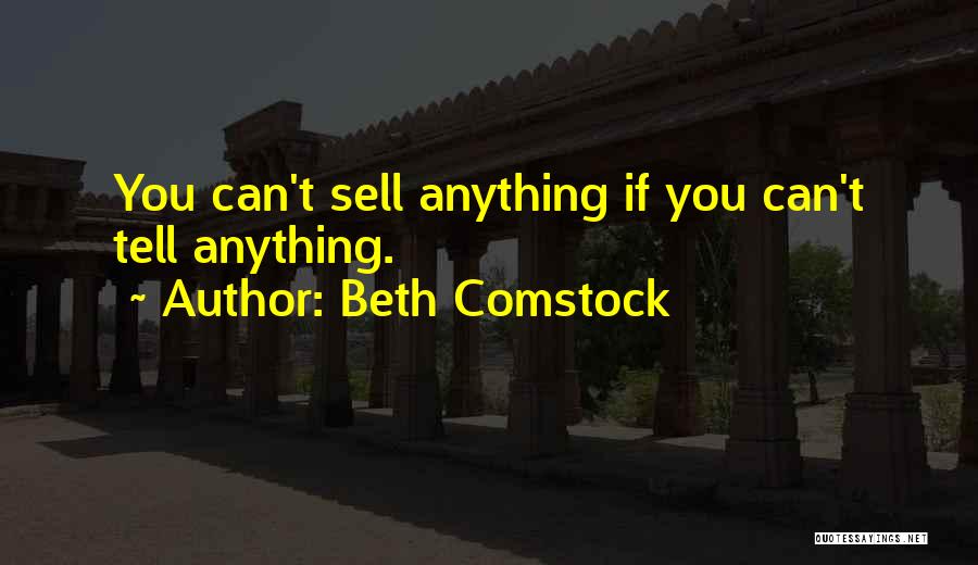 You Can Sell Quotes By Beth Comstock