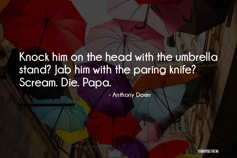 You Can Stand Under My Umbrella Quotes By Anthony Doerr You Can Stand Under My Umbrella Quotes By Anthony Doerr