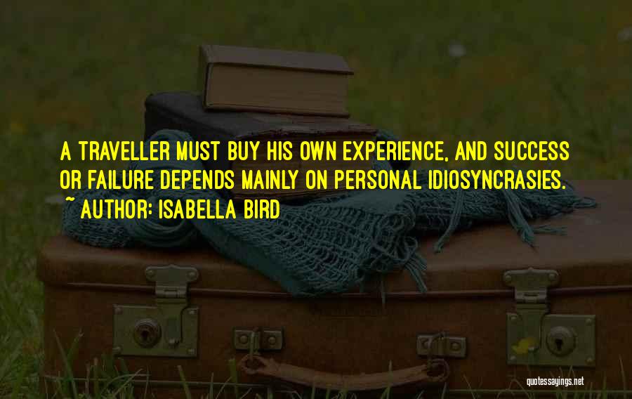 You Can't Buy Experience Quotes By Isabella Bird