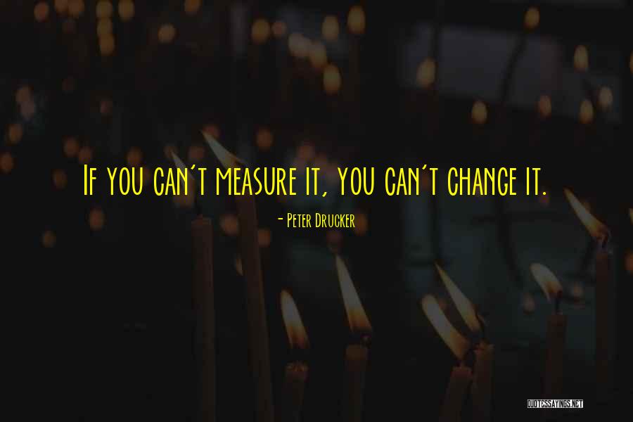 You Cant Change It Quotes By Peter Drucker You Cant Change It Quotes By Peter Drucker