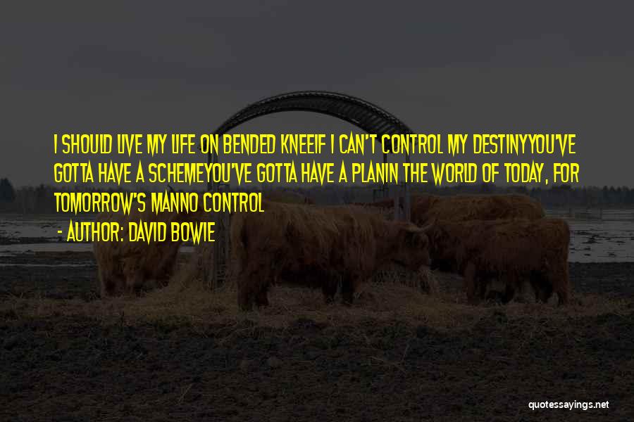 You Can't Control My Life Quotes By David Bowie