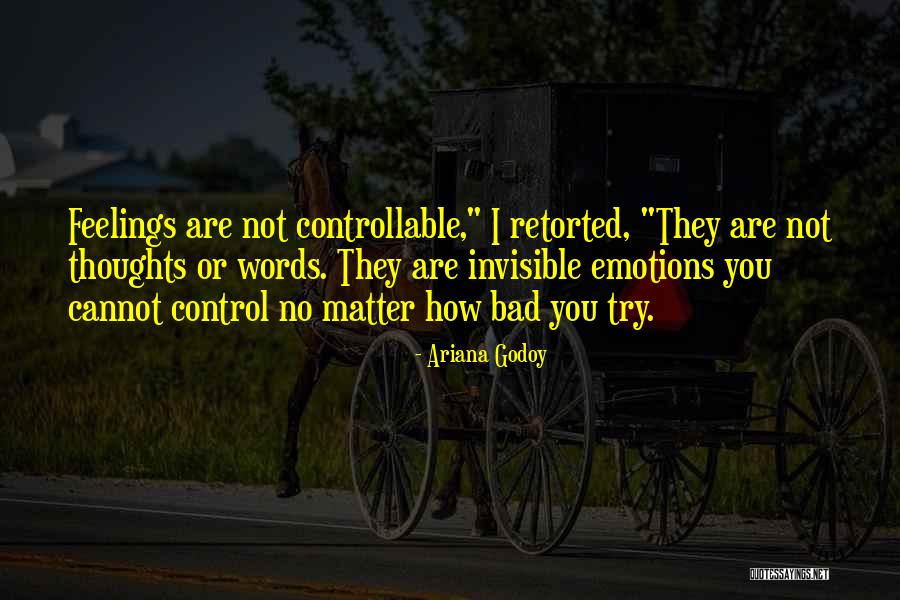 You Can't Control The Uncontrollable Quotes By Ariana Godoy You Can't Control The Uncontrollable Quotes By Ariana Godoy
