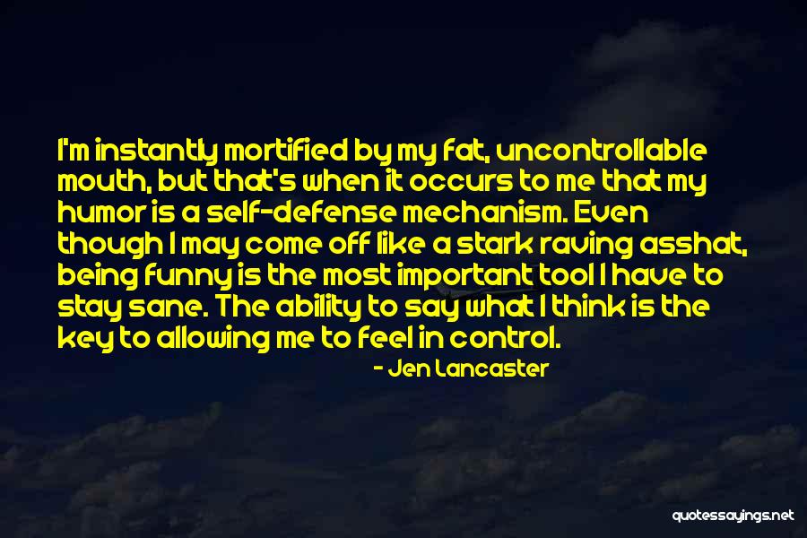 You Can't Control The Uncontrollable Quotes By Jen Lancaster