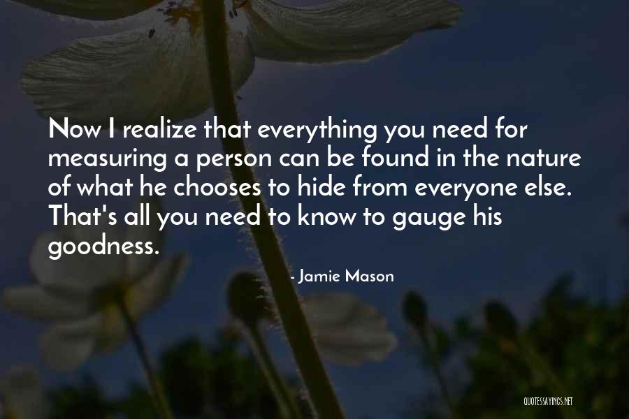 You Can't Hide Things From Me Quotes By Jamie Mason