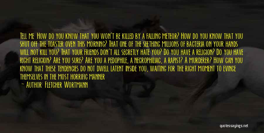You Can't Kill Me Quotes By Fletcher Wortmann
