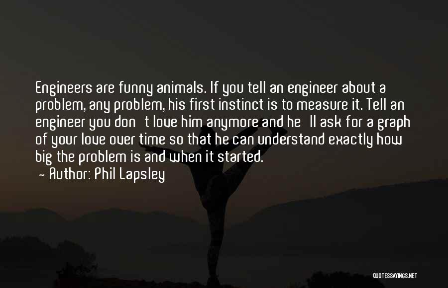 You Can't Measure Love Quotes By Phil Lapsley