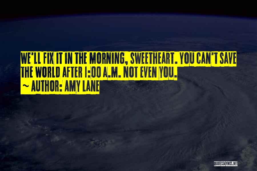 You Can't Save The World Quotes By Amy Lane
