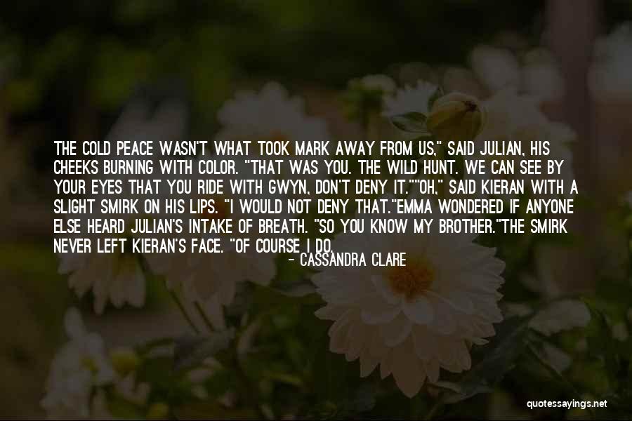 You Can't See My Face Quotes By Cassandra Clare You Can't See My Face Quotes By Cassandra Clare