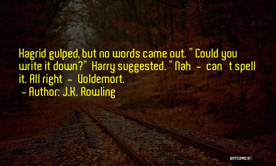 You Can't Spell Quotes By J.K. Rowling